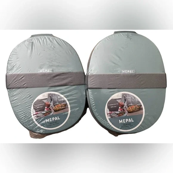 NWT Anthropologie MePal Salad Box, Nordic green, bento, meal prep container - Picture 8 of 13